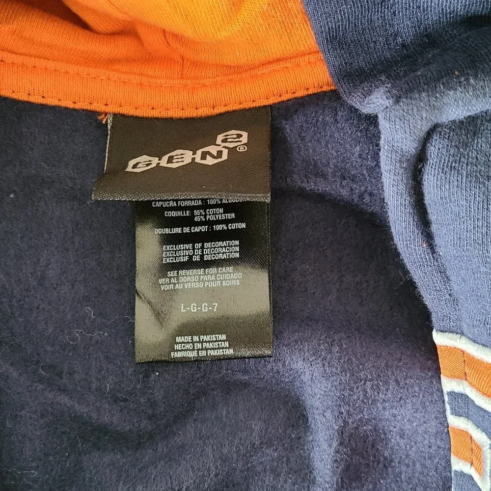 Auburn Tigers Hoodie Full Zip Youth Large Gen 2 New